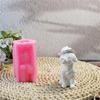 Lovely Animal Molds 3D Dog Silicones Mould Ornament Molds Casting Mould Craft Supplies for Home Desktop Decorations