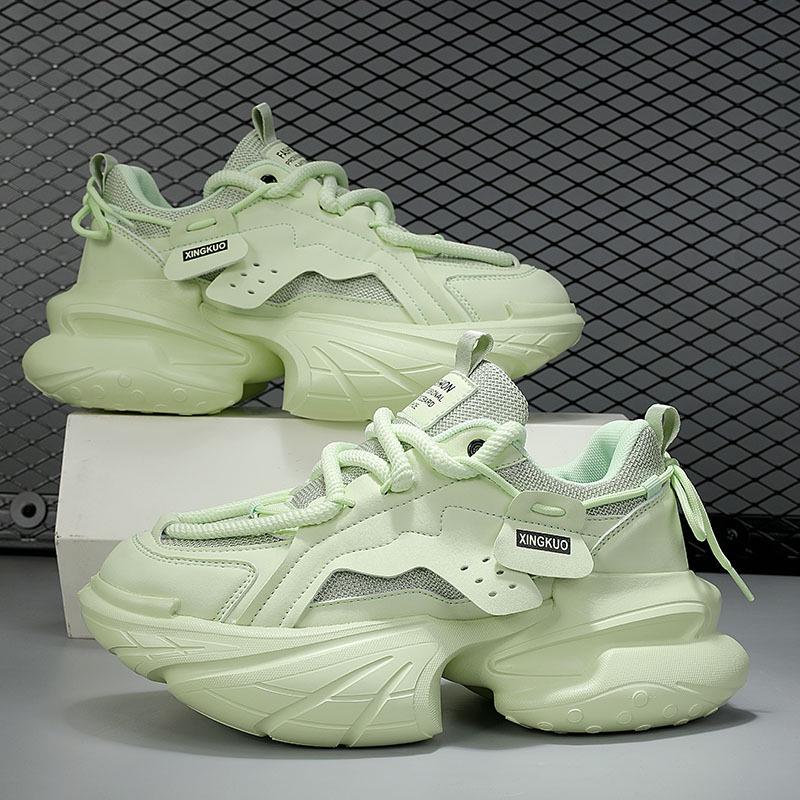 Imported Trendy Men's Breathable, Height-Boosting Fashion Shoes with Thick Soles