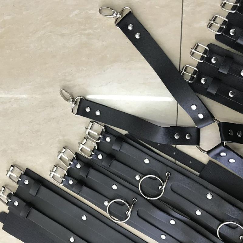 Sexy ženy Kožené podvazkové pásy Nastavitelné pasové postroje Podvazky Sex BDSM Bondage Cosplay Cosplay Erotické doplňky