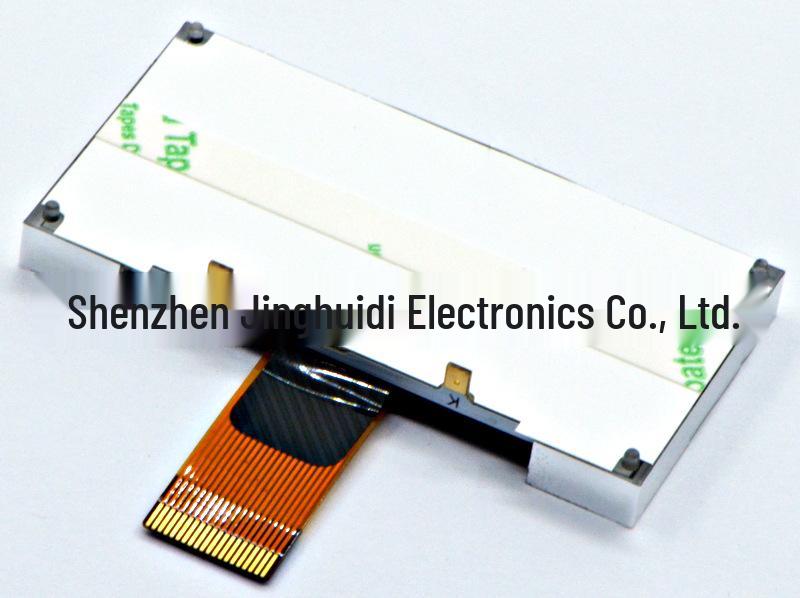 128x48 Dot Matrix LCM LCD Module: Black Background, White Text, FSTN Positive Display, Parallel Interface, COG Design