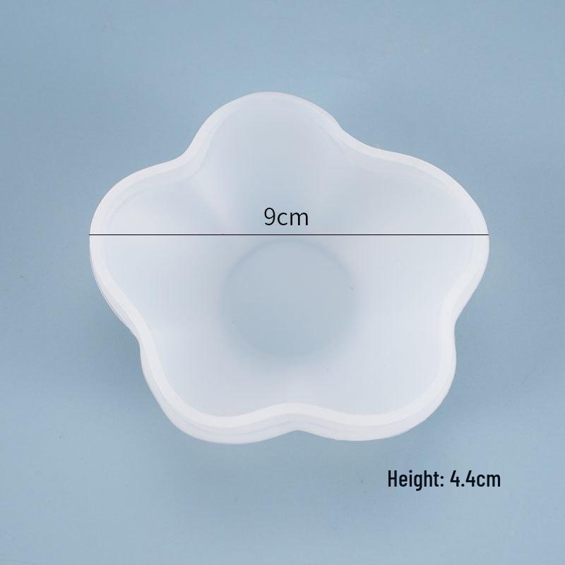Poppy Petal Resin Mold: DIY Crystal Plate & Tabletop Decoration