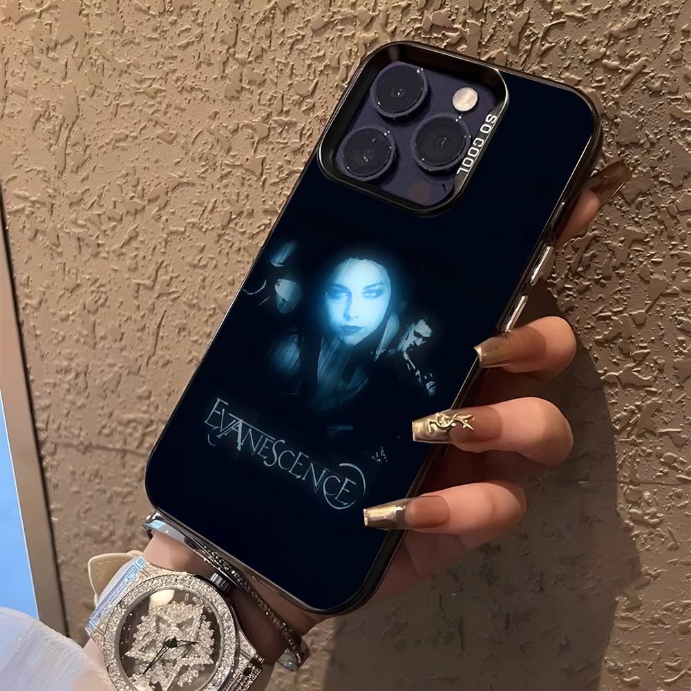 Evanescence Amy Lee For iPhone 17,16,15,14,13,12,11,Mini,Pro,E,SE4,XS,MAX Black Candy Matte Cover