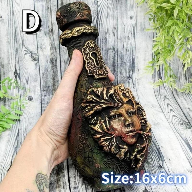 

Новая бутылка ведьмы небесное тело украшения дома Луна бутылка воды картина лица Тэн ваза украшения из смолы D