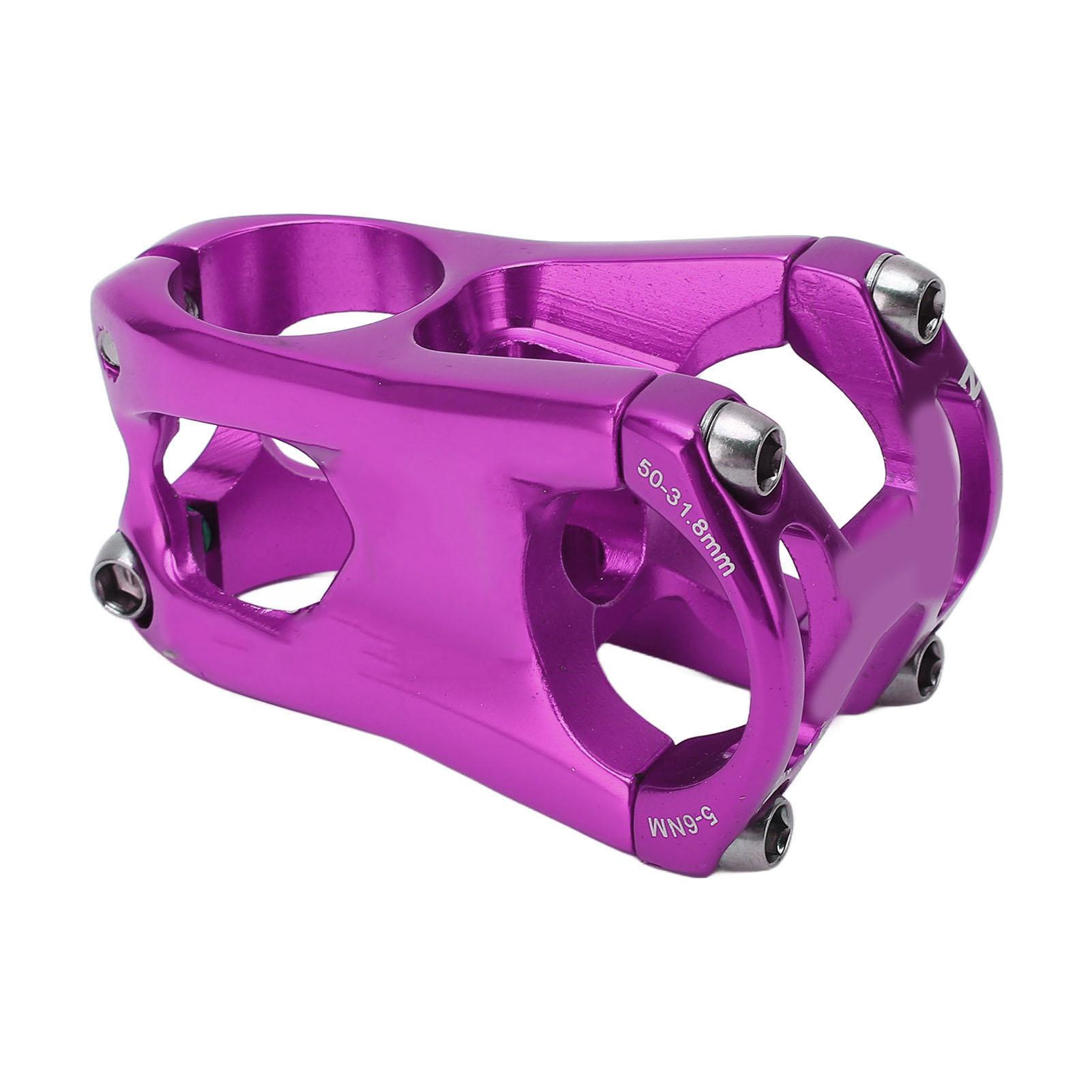 

ZTTO Aluminum Alloy Bicycle Stem 31.8mm Mountain Bike Short Stem for Road Mountain Bikes фіолетовий
