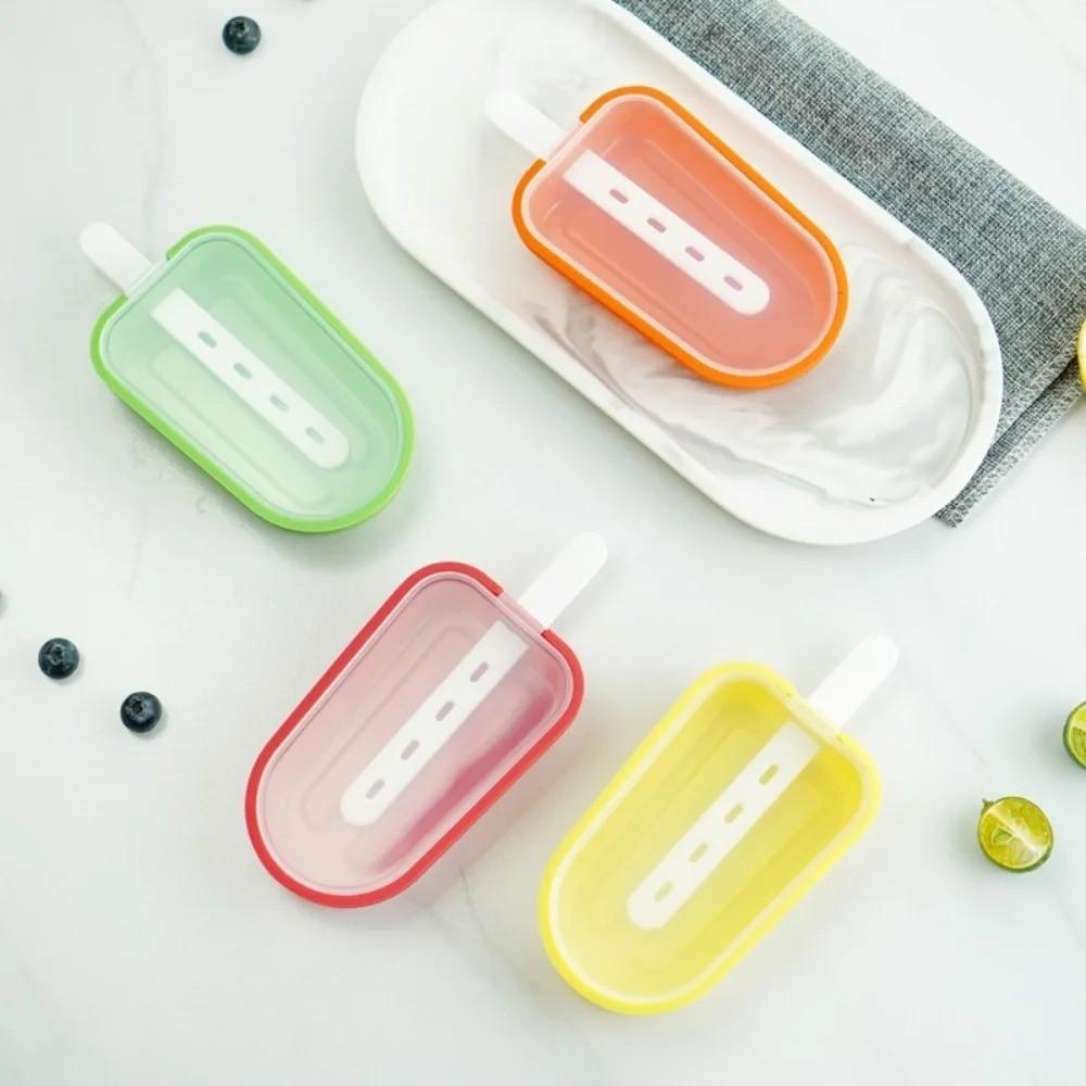 Silicone Popsicle Mould Reusable Ice-lolly Maker Mould Popsicle Maker Mould Cheese Lollipops