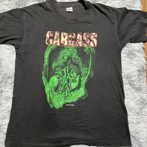 Summer CARCASS - 'Cancelled Skull Tour' T-Shirt Men Clothing Oversized T Shirt