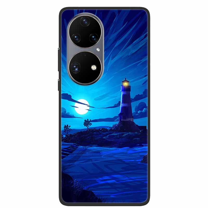 Phone Case For Huawei P50 Pro Cover Soft Silicone Cool coque For Huawei P50Pro P50 Pro 5G Back Cases P 50 Pro Fashion TPU Fundas