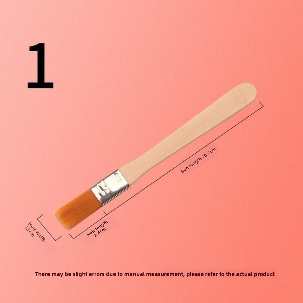 Wood Handles Hair Painting Brush Practical Nylon Clean Brush New BBQ Brush  Art Supplies