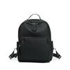 School bag, large-capacity student travel backpack, can hold computer travel, lightweight, high-end leather women's backpack.