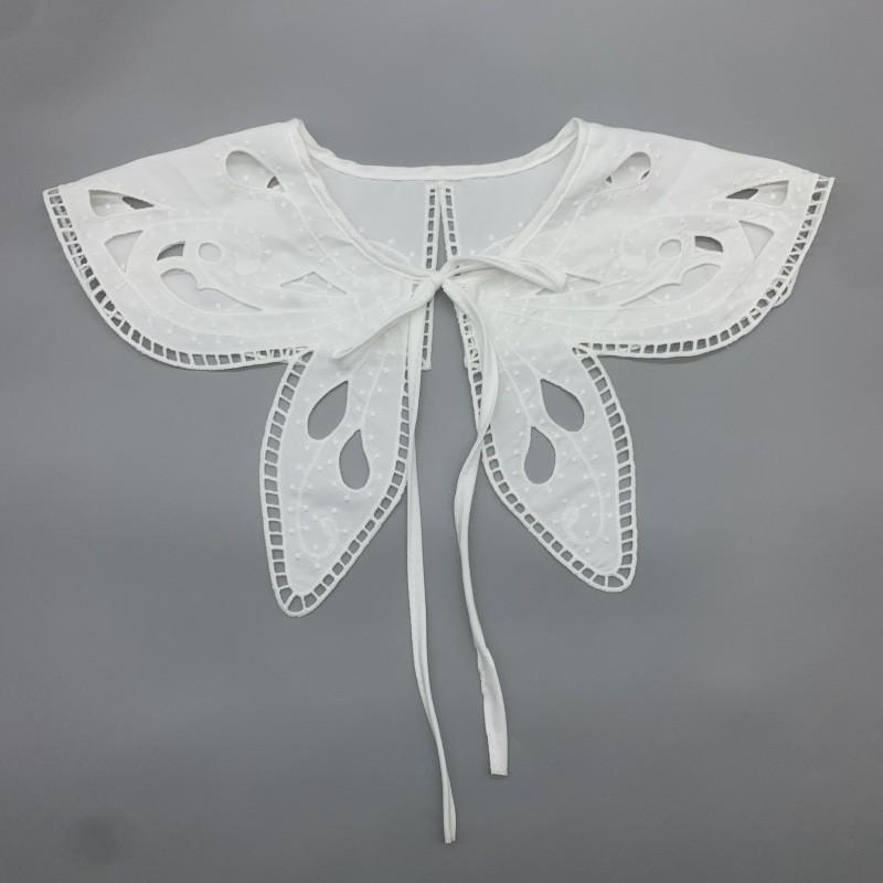 Winter Blouse Accessories With Lace Collar For Adults
