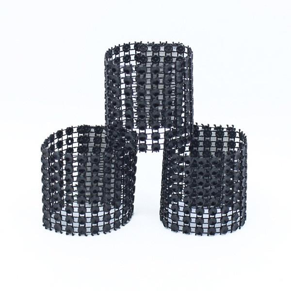 STRASSED NAPKIN HOLDER FOR HOLIDAYS WEDDING DINNERS NAPKIN HOLDER Fabric Napkin Holder Cloth Napkin Ring