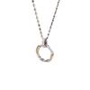 Women's Light Luxury Mobius Ring Clavicle Chain Necklace – Stylish, Niche Design Accessory