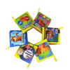 Early Education Toy English Palm Book Animal Digital Shape Recognition Green Cloth Book Gift