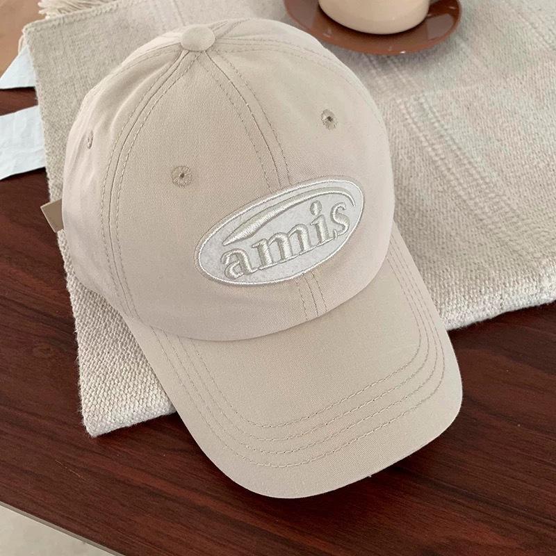 2025 New Style, Spring/Summer, Embroidered Letter Baseball Hat, Female, Big Head Circumference, Wide Eaves, Small Face, Casual, Street Duck Tongue Hat