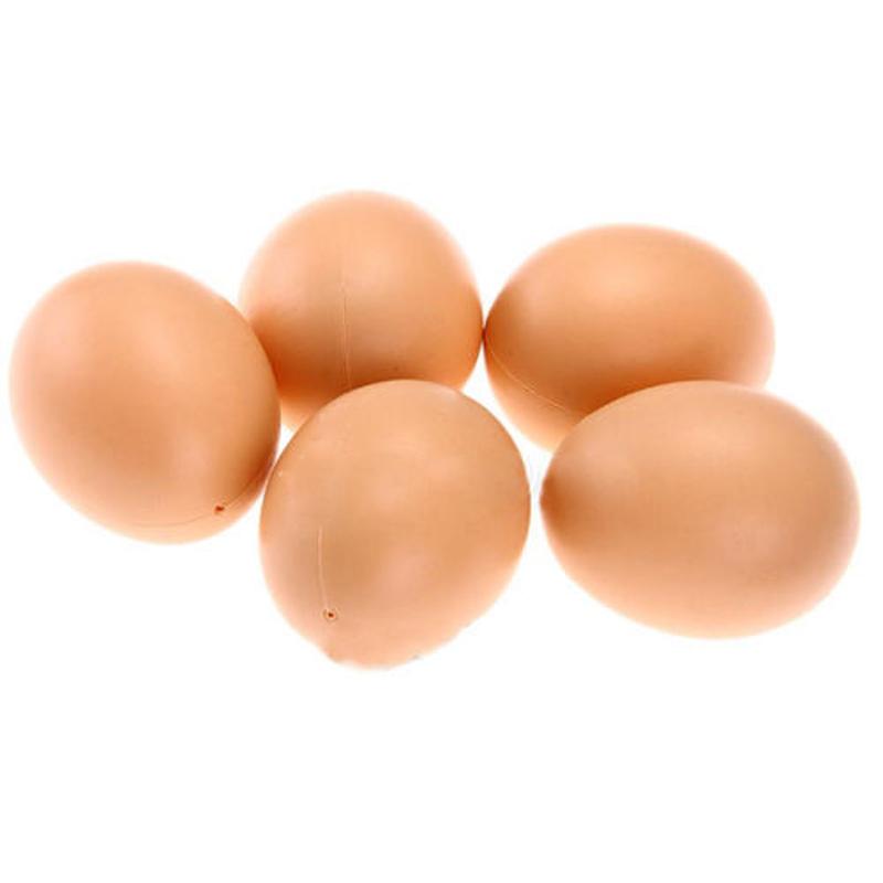 5 sztuk plastikowe gniazdo manekin fałszywe jajka zabawki do żartów do dekoracji wnętrz dla dzieci