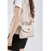 Women Trendy Top Grain Cowhide Square Bag, Luxury Crossbody Handbag