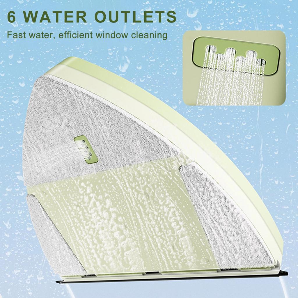 Window Cleaner Double-sided Adjustable Magnetic Glass Wiper with Automatic Water Storage Brush for Home Windows Cleaning Tools
