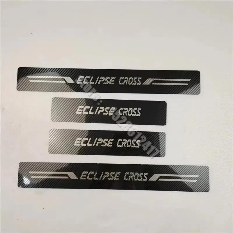 For Mitsubishi Eclipse Cross 2018 2019~2024 Stainless Door Sill Scuff Plate Protector Guard Welcome Pedal Threshold Car Styling Interior Mirrors 6