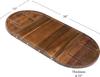 1pcs Multipurpose Wooden Steak Cutting Board with Cheese Plate - Kitchen Chopping Board for Bread Vegetables Fruits