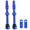 1 Pair Aluminum Zinc Zinc Alloy Tubeless Tire Valves CNC Technology Bike Valve Kits  Mountain Road Bike