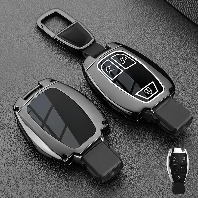 Car Key Case Cover Shell for Mercedes Benz C E S Class GLC W206 W223 W214 E300 C260 C300 S450 S500 S400 Fob Accessories