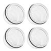 4 Set 3 3 4 Inch Oil Bath Dust Caps 12011 1 Trailer Axle Oil Cap Kit for Rockwell Axles 9 16K 3.75in 8 Threads