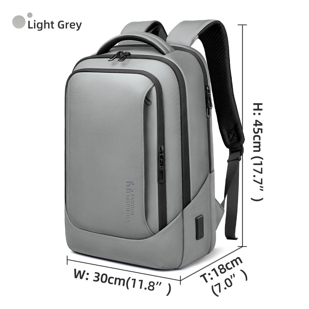 HcanKcan Multifunctional 15.6 Inch Laptop Backpack Waterproof Business Men Backpack Large Capacity Work Travel Backpack with USB Port