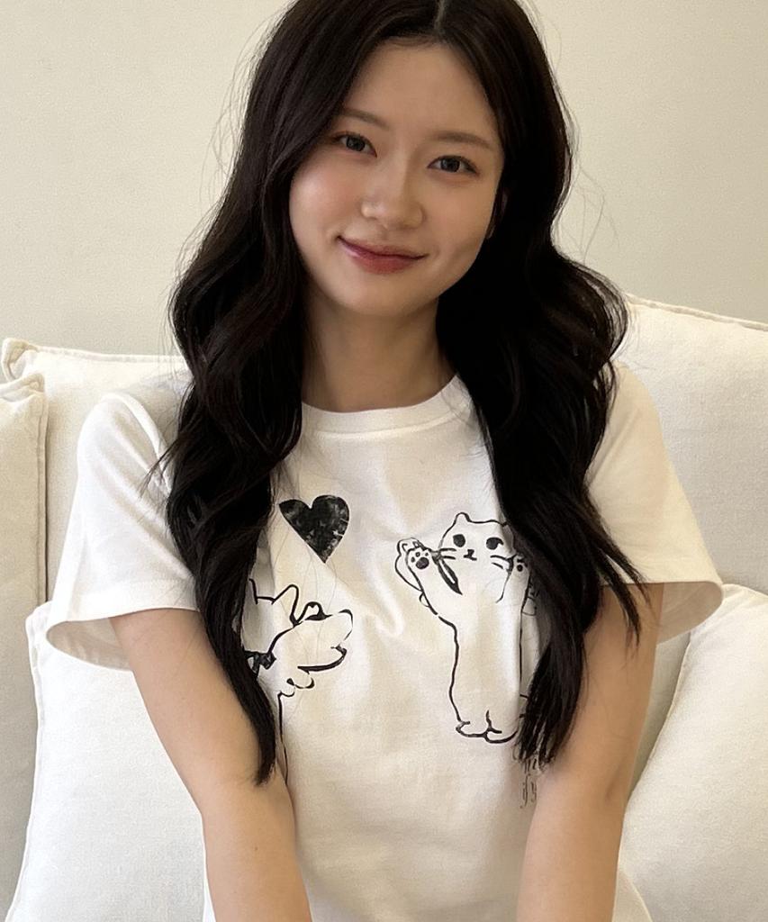 Loginaenloji Love Cat Printed T-Shirt White