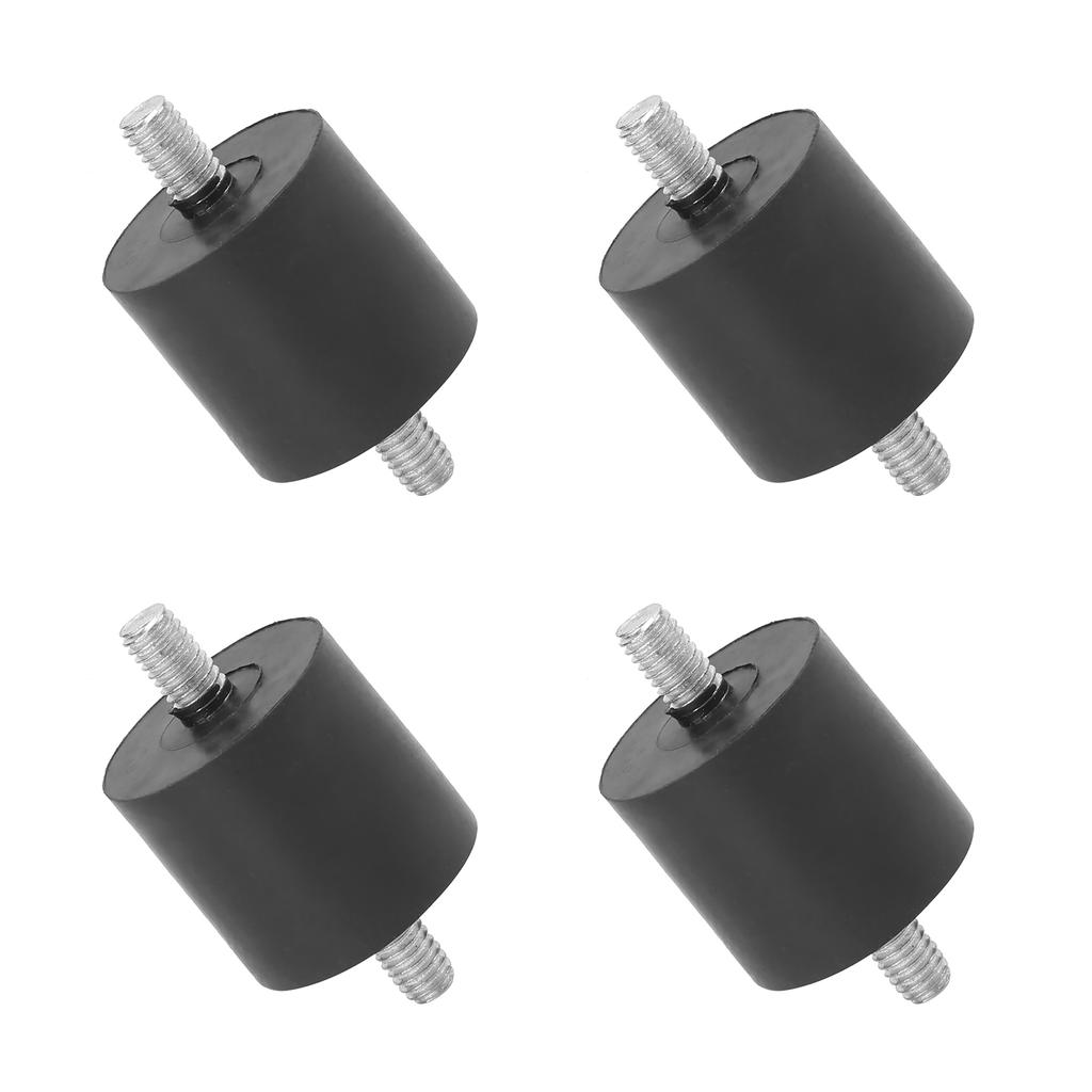 4Pcs Rubber Shock Absorber Foot Pad Mute AntiVibration ScrewType Buffer for Air Compressors(M8 )