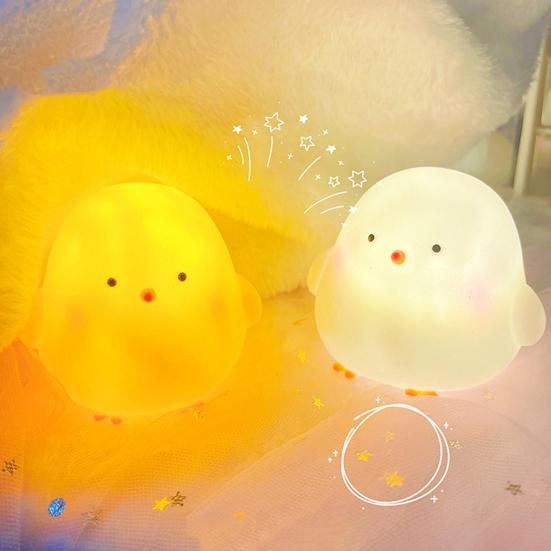 Night Appearance Lighting Flicker Rechargeable Soft Lamp Adorable Free Eye Protection Decorative