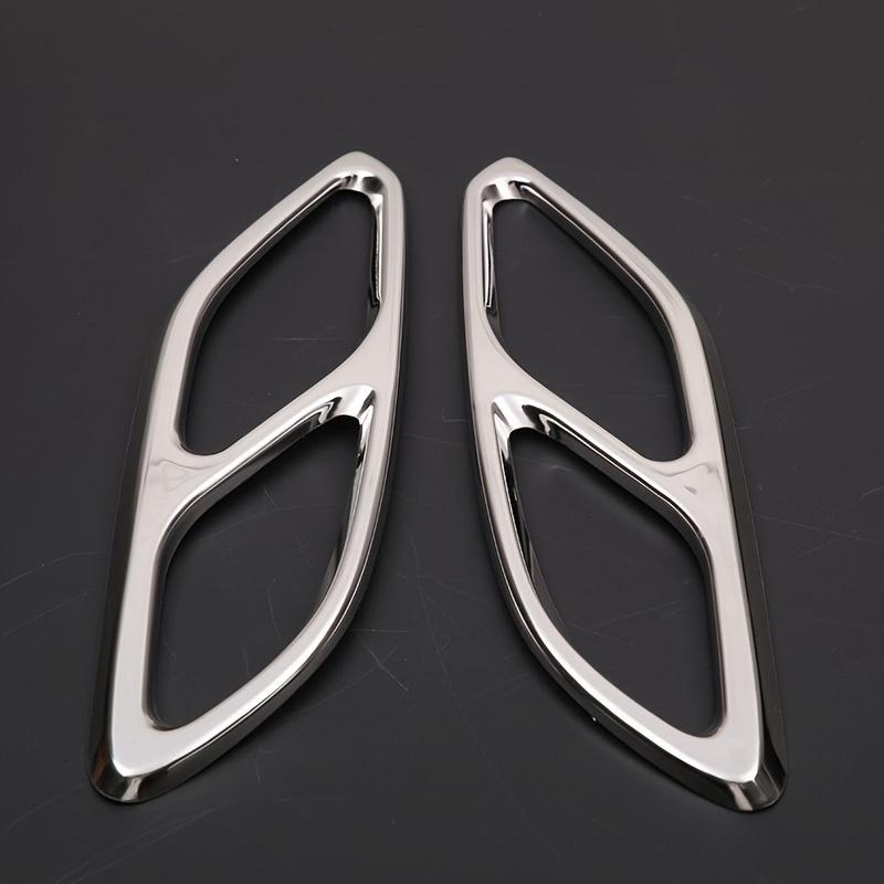 

Applicable20-24Mercedes-BenzCLA C118Tailpipe decorative frame Stainless Steel Car decoration accessories серебряный