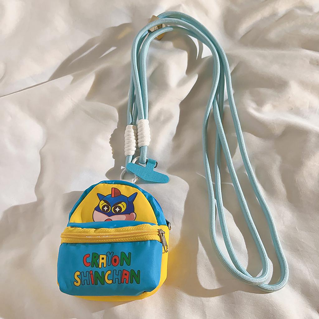 Crossbody Cartoon Crayon Shin-Chan Handyband Seil mit kleiner Geldbörse Niedliche Kopfhörertasche für iPhone für Samsung Huawei Xiaomi