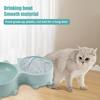Yousheng Pet Double Bowl Cartoon Cat Head Shaped Food Bowl Neck Guard Non-slip Cat Water Bowl Pet Accessories