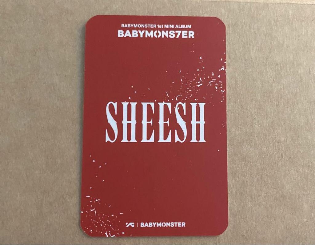 [USED] babymonster babymon chiquita chiquita sanok trading card