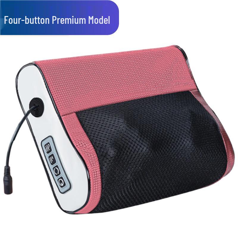Heated Electric Neck and Back Massage Pillow
