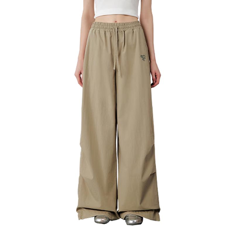 UNIFREE Women's Lightweight Quick-Dry High-Waist Wide-Leg Casual Pants