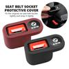UCFF4 Universal Car Seat Belt Base Anti Scratch Cover Auto Accessories For BMW Performance X1 M3 M6 F01 F02 E34 E36 E60 F10 F20 X6