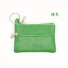 Ladies Genuine Leather Mini Coin Purse Bus Card Holder Creative Ultra-Thin Zipper Multifunctional Key Case