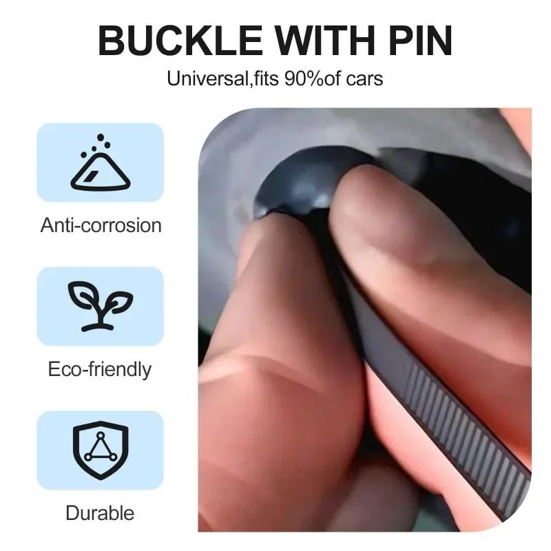 Universelle Kabelbinderschnalle aus Nylon, robust, selbstsichernd, Halter für Mehrzweck-Kabelbinder aus Kunststoff