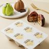 Silicone 6-Cavity Baking Molds Cake Mold  for Petal Mousse Cake Nut Chocolate Pudding Dessert