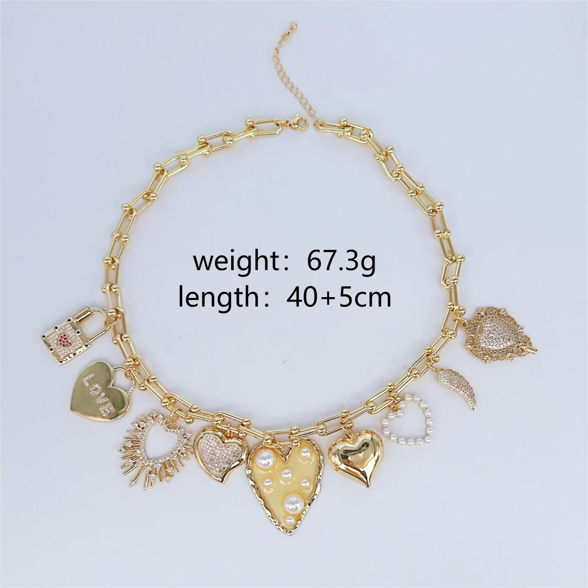 

Аксессуары Холодный Ветер Любовь Подвеска Ключица Цепочка Модный Легкий Роскошный Персик Сердце Дамы Ожерелье Набор