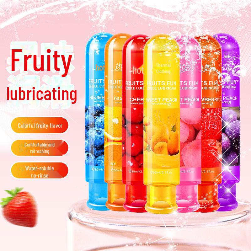 Hot Love Fruit-Flavored Water-Soluble Lubricant, 200 Bottles/Box - Adult Product