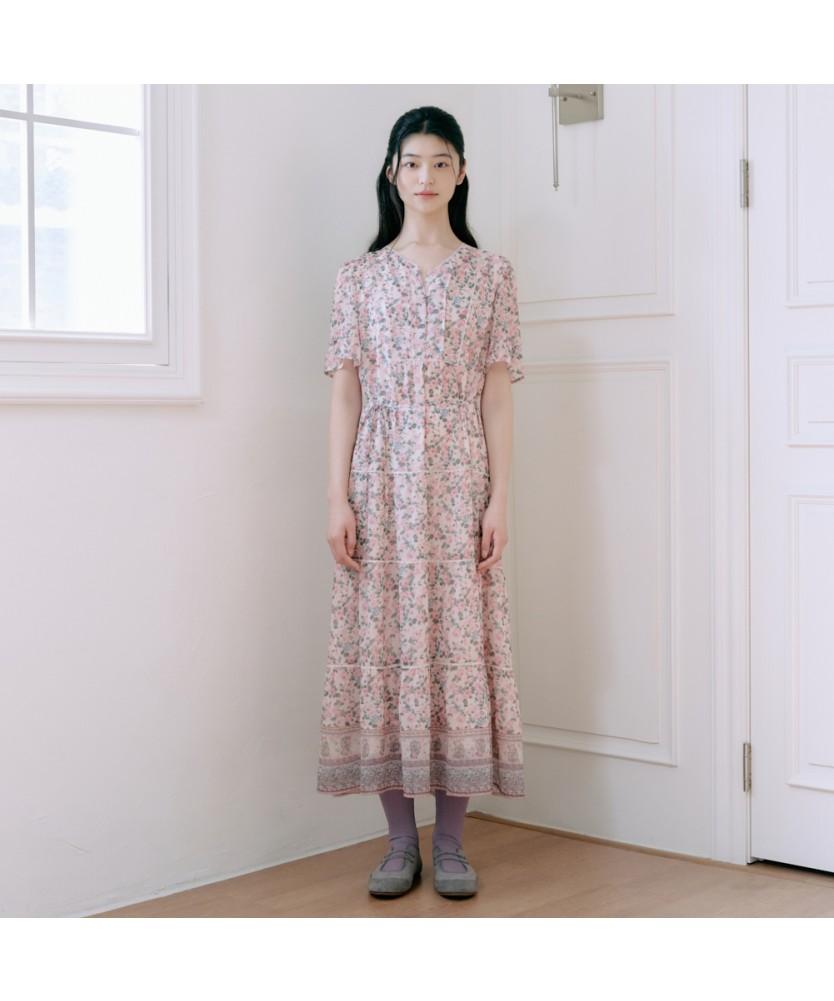 THURSDAY ISLAND Big Flower Long Dress_T264Mop237W