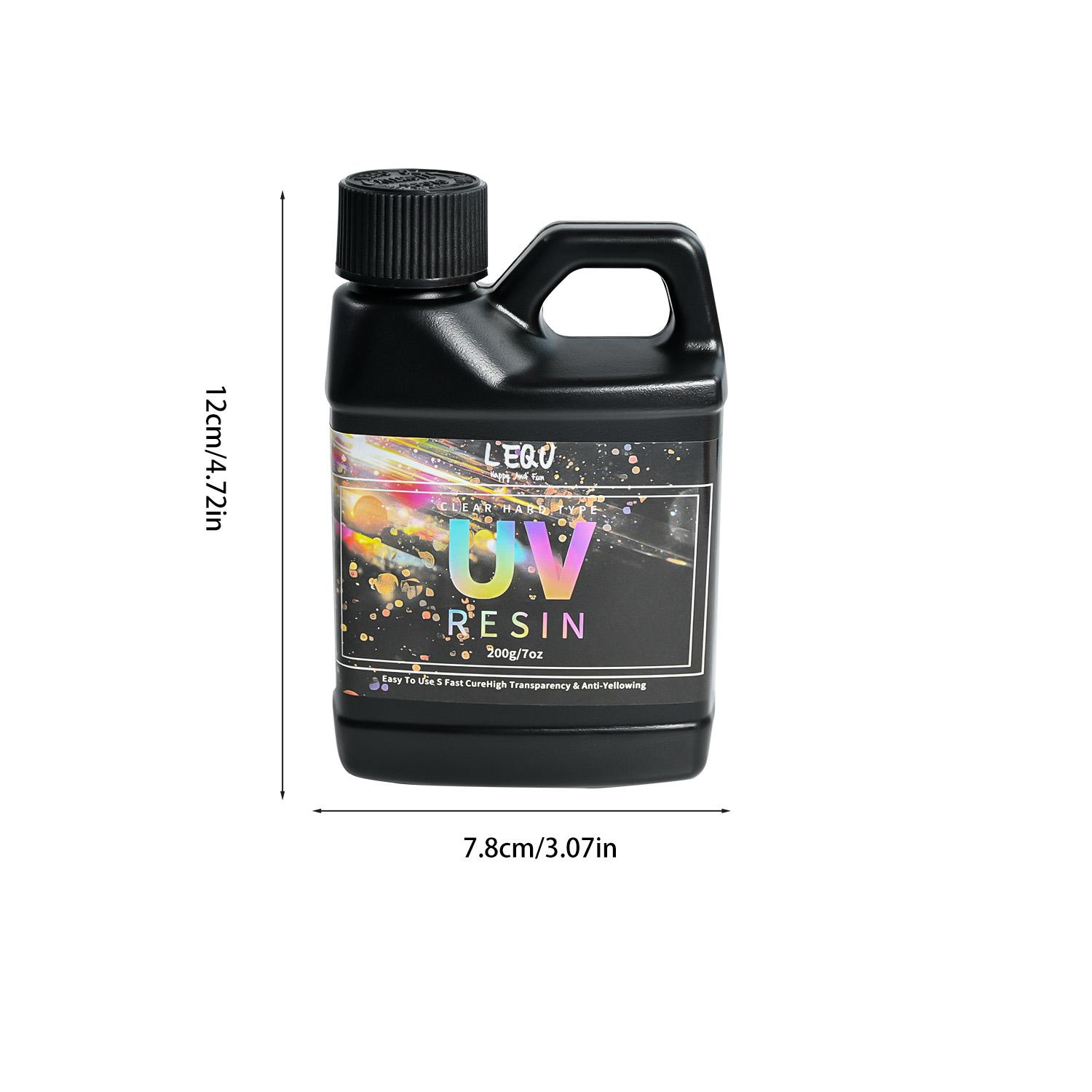 500g/1000g UV Epoxidová Pryskyřice Lepidlo Vysoká Čirost Rychleschnoucí Lepidlo Vysoká Tvrdost DIY Potřeby Pro Výrobu Šperků Z Pryskyřice 4 200g China Mainland gray