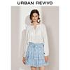 UR Women's Autumn Shirred Tie Loose Blouse