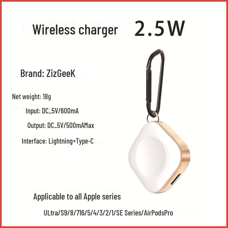 5W Magnetic Wireless Charger for Apple Watch S9/S8/S7/S3/4/SE