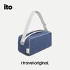 ITO DUFFLE 2nd Generation Short-Trip Fitness Bag, Portable Sports Bag, Navy Blue, Small Size, High School Entrance Exam Good Luck Gift