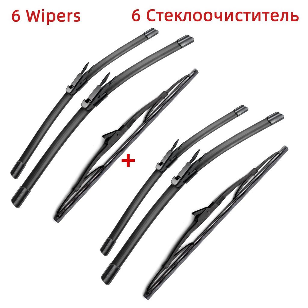 3 stk Viskerblader For Land Rover Freelander MK2 2007-2014 24" 20" 14" Passer Frontrute Vindskjerm Vindu Børster Kutter Tilbehør 2011 2012 2013