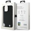 Bmw Bmhmp16L23Rddk Iphone 16 Pro 6.3    Czarny/Black Hardcase Sign Leather Diamond Metal Logo Magsafe