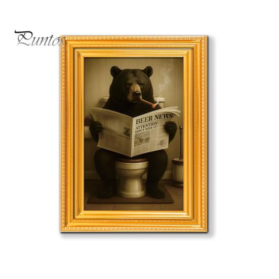 Decorative Refrigerator Magnets 1/5/6Pcs Drinking Animal Cat Magnet Vintage Wooden Frame with Fridge Home Kitchen Office Decoration Lover Gift